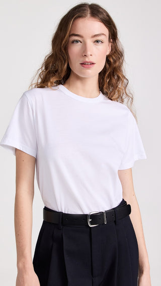 The Iconically Soft Perfect Tee in White - WS