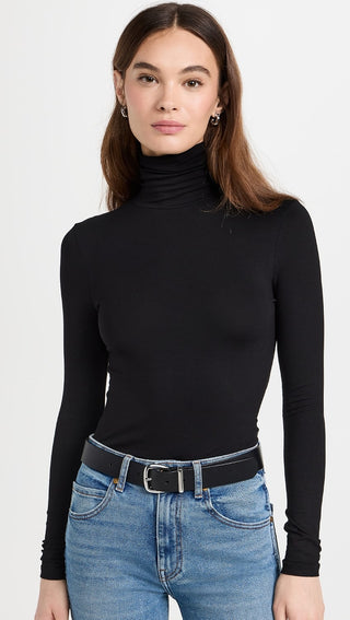 The Turtleneck in Black - WS