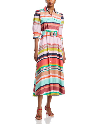 Striped Shirt Dress