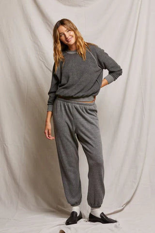 Ziggy-Inside Out Shrunken Crewneck Sweater